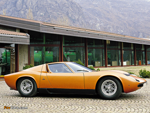 Lamborghini Miura P400 S 1969–71 images (640 x 480)