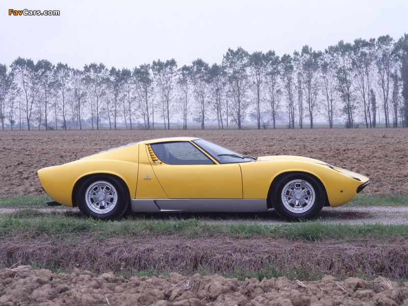 Lamborghini Miura P400 S 1969–71 photos (800 x 600)
