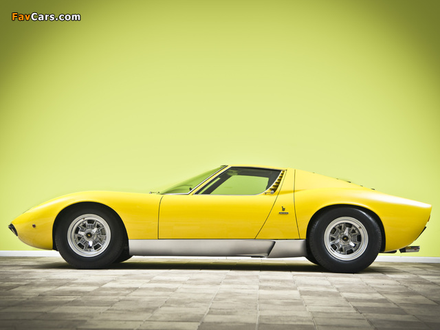 Lamborghini Miura P400 SV Prototipo 1971 images (640 x 480)