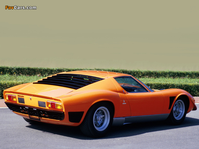Lamborghini Miura P400 SVJ 1971–72 images (640 x 480)