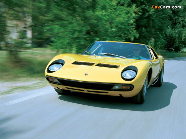 Lamborghini Miura P400 SV 1971–72 photos (640 x 480)