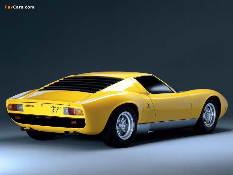 Lamborghini Miura P400 SV 1971–72 wallpapers (800 x 600)