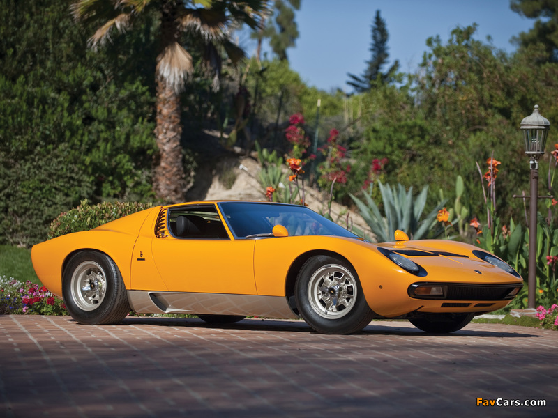 Lamborghini Miura P400 SV 1971–72 wallpapers (800 x 600)