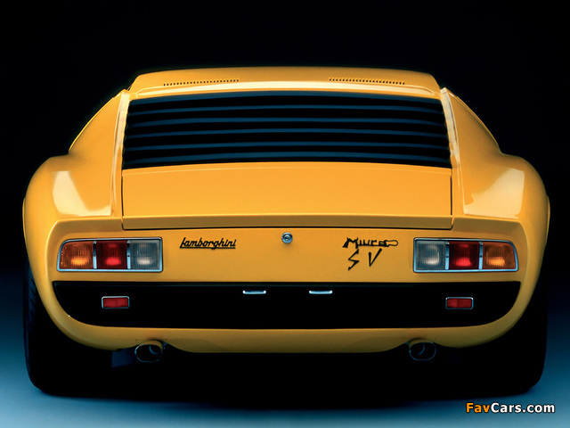 Photos of Lamborghini Miura P400 SV 1971–72 (640 x 480)