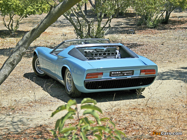 Pictures of Lamborghini Miura Roadster 1968 (640 x 480)