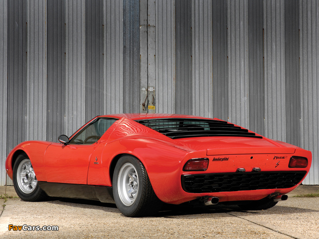 Pictures of Lamborghini Miura P400 S 1969–71 (640 x 480)