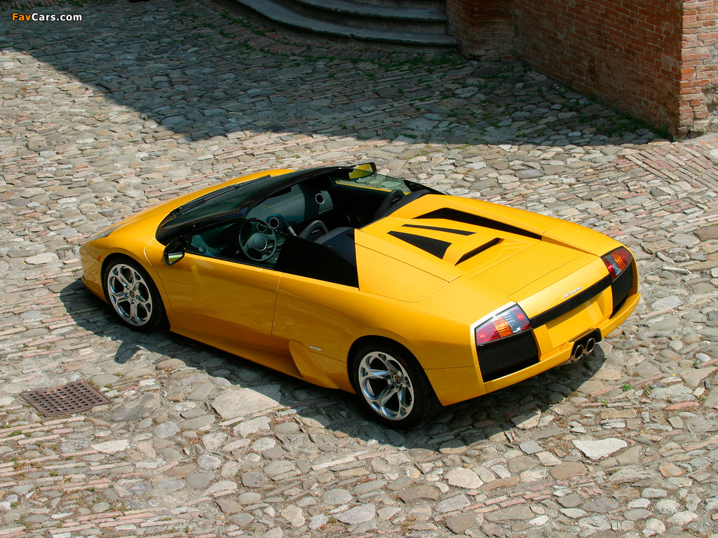 Lamborghini Murcielago Roadster 2004–06 pictures (1024 x 768)