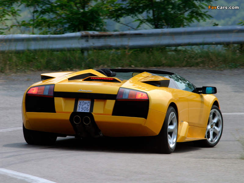 Pictures of Lamborghini Murcielago Roadster 2004–06 (800 x 600)