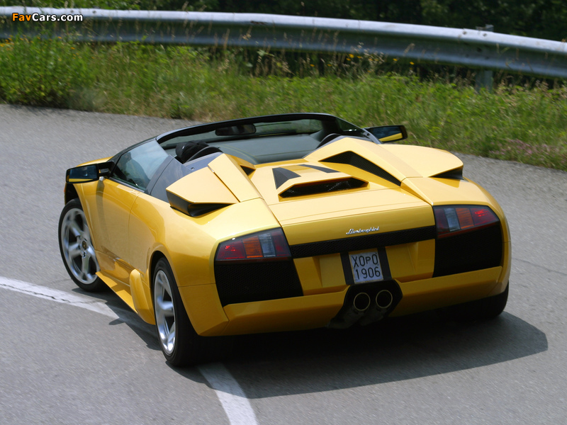 Pictures of Lamborghini Murcielago Roadster 2004–06 (800 x 600)