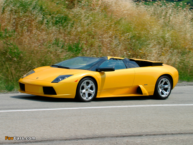 Lamborghini Murcielago Roadster 2004–06 wallpapers (640 x 480)