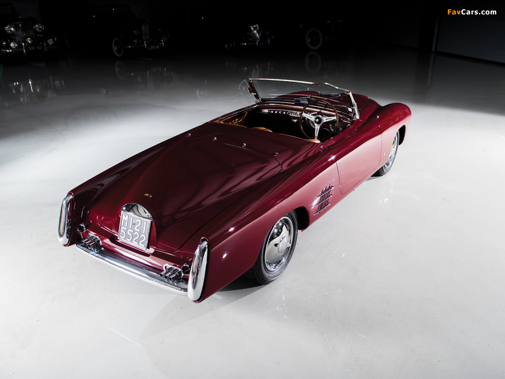 Lancia Aurelia PF200 Spyder (B52#1052) 1953 wallpapers (1024 x 768)