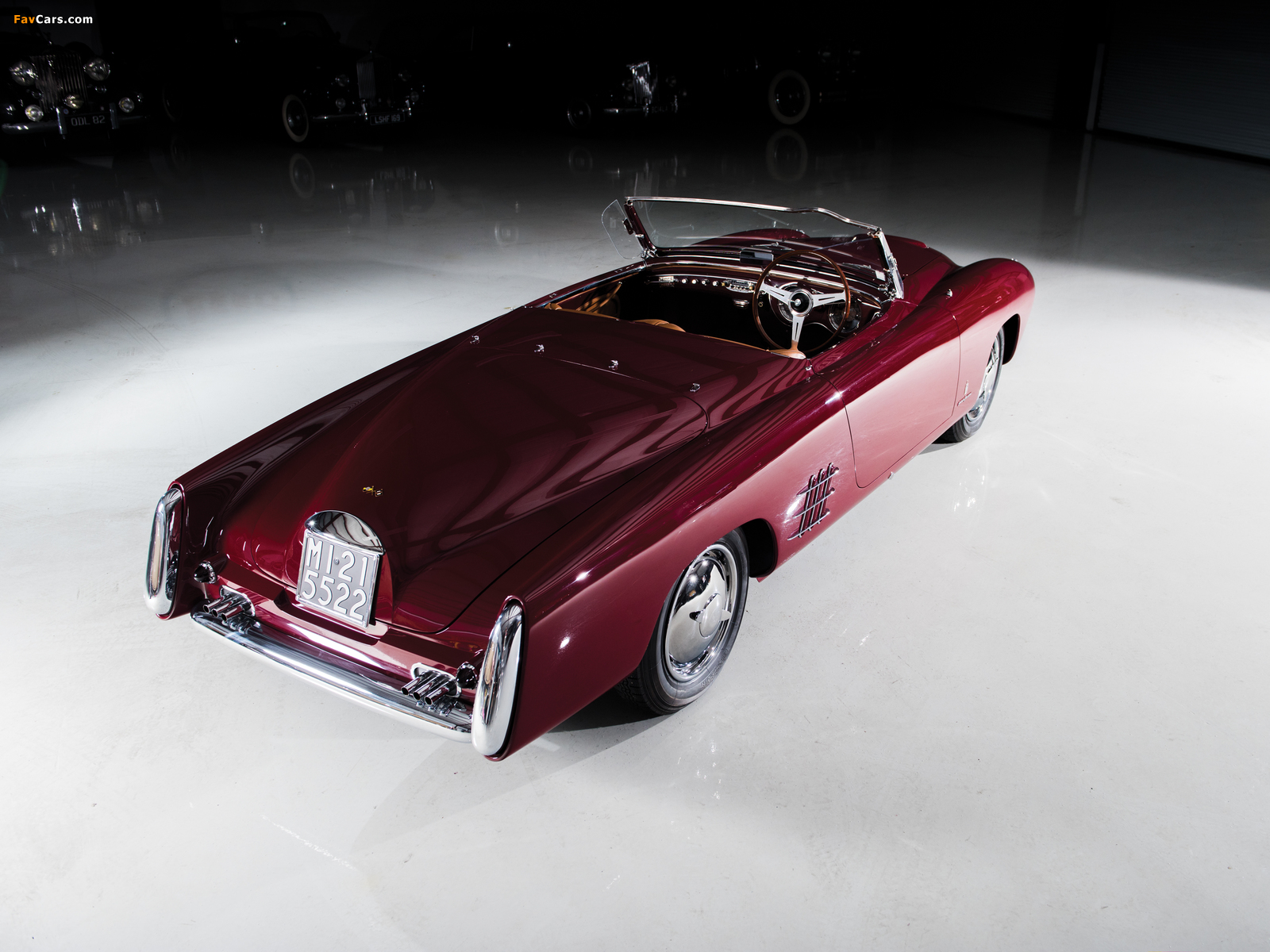 Lancia Aurelia PF200 Spyder (B52#1052) 1953 wallpapers (1600 x 1200)