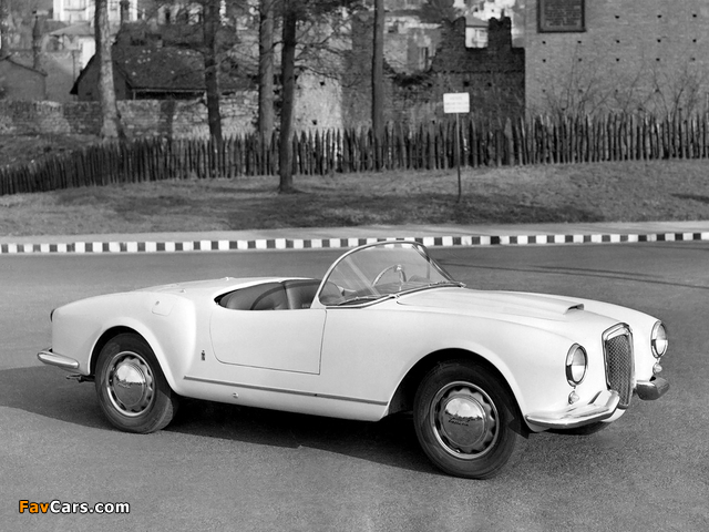 Lancia Aurelia GT Convertible (B24) 1954–55 photos (640 x 480)
