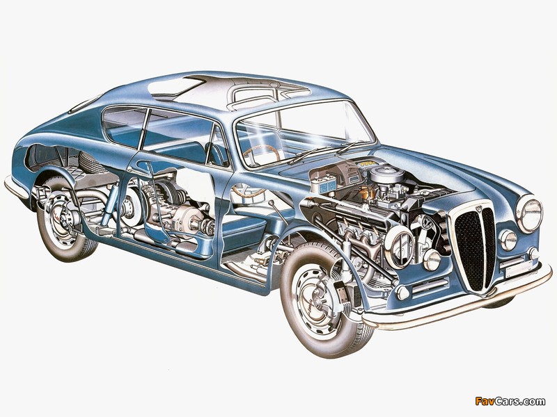 Lancia Aurelia (B20) Coupe 1954 pictures (800 x 600)