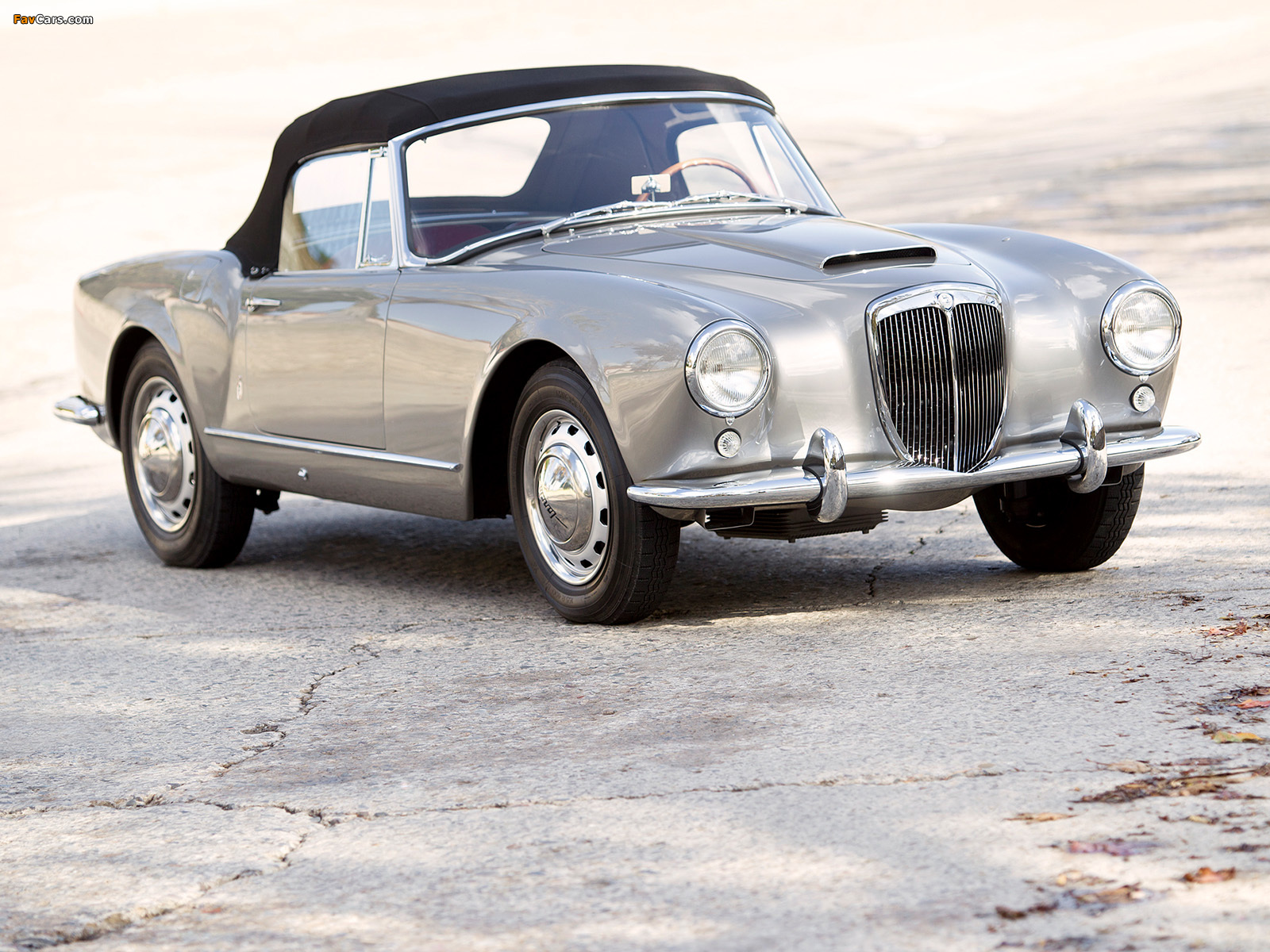 Lancia Aurelia GT Convertible US-spec (B24) 1956–58 wallpapers (1600 x 1200)