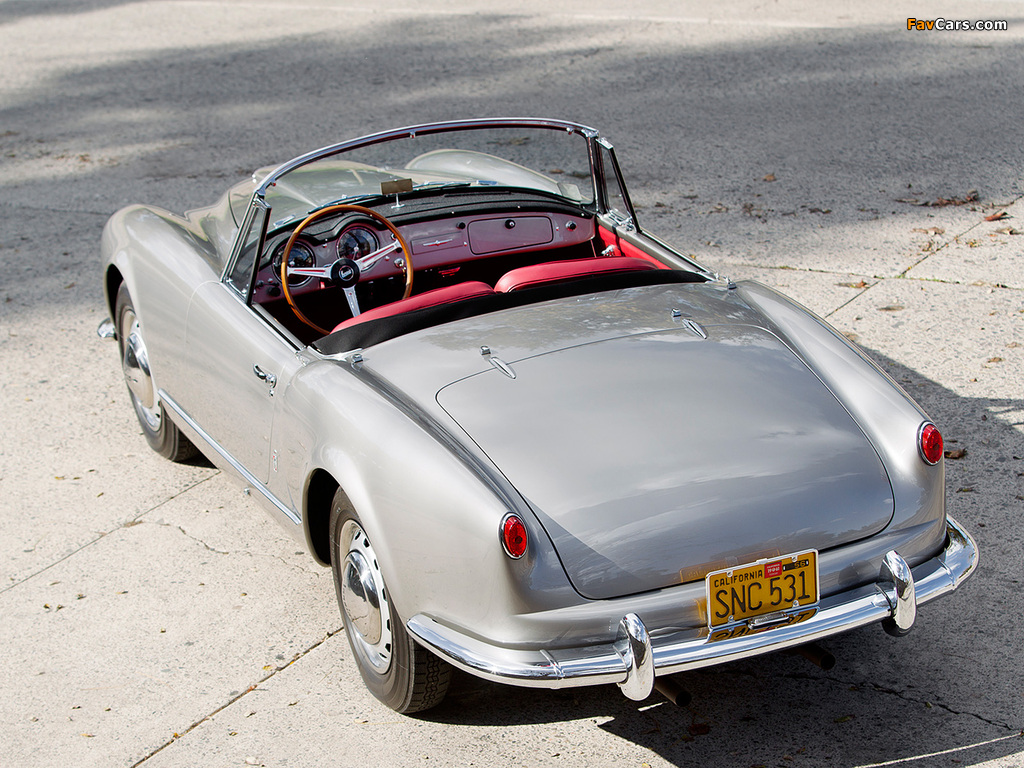 Lancia Aurelia GT Convertible US-spec (B24) 1956–58 wallpapers (1024 x 768)