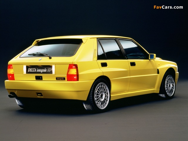 Pictures of Lancia Delta HF Integrale Evoluzione II Gialla Ginestra (831) 1993–94 (640 x 480)