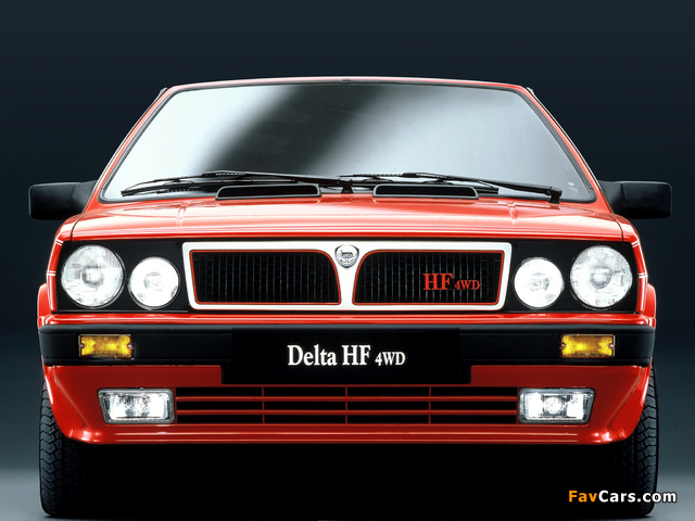 Lancia Delta HF 4WD (831) 1986–87 wallpapers (640 x 480)