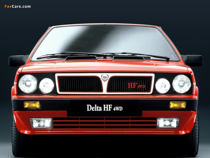 Lancia Delta HF 4WD (831) 1986–87 wallpapers (800 x 600)