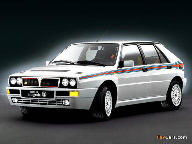 Lancia Delta HF Integrale Evoluzione Martini 5 (831) 1992 wallpapers (640 x 480)