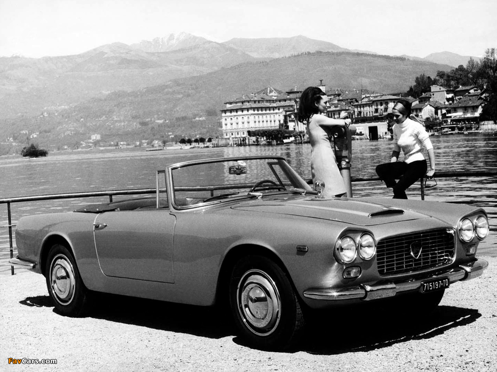 Lancia Flaminia 3C Convertible (826) 1963–65 wallpapers (1024 x 768)