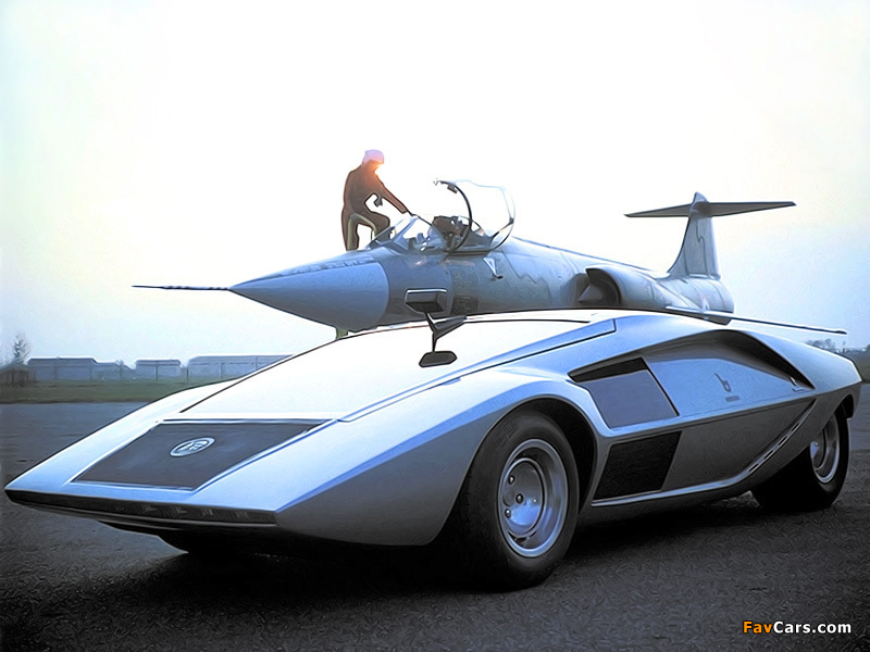 Bertone Lancia Stratos Zero Concept 1970 photos (800 x 600)