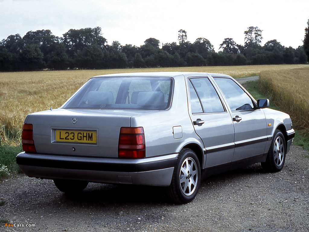 Lancia Thema Turbo 16v UK-spec (834) 1992–94 pictures (1024 x 768)