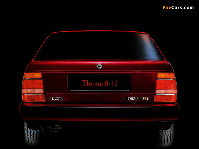 Pictures of Lancia Thema 8.32 (834) 1986–88 (640 x 480)
