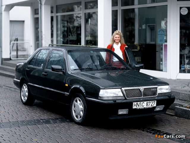 Pictures of Lancia Thema Turbo 16v LX (834) 1991–92 (640 x 480)