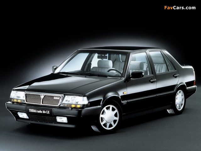 Lancia Thema Turbo 16v LX (834) 1991–92 wallpapers (640 x 480)