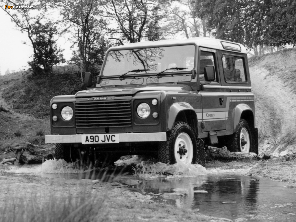 Land Rover 90 County Station Wagon 1983–90 photos (1024 x 768)