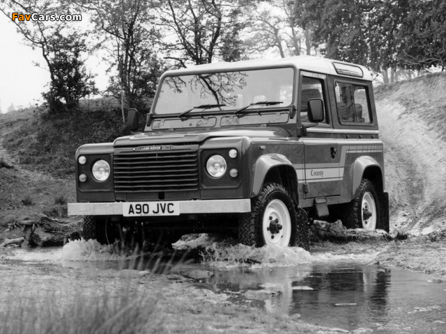 Land Rover 90 County Station Wagon 1983–90 photos (640 x 480)