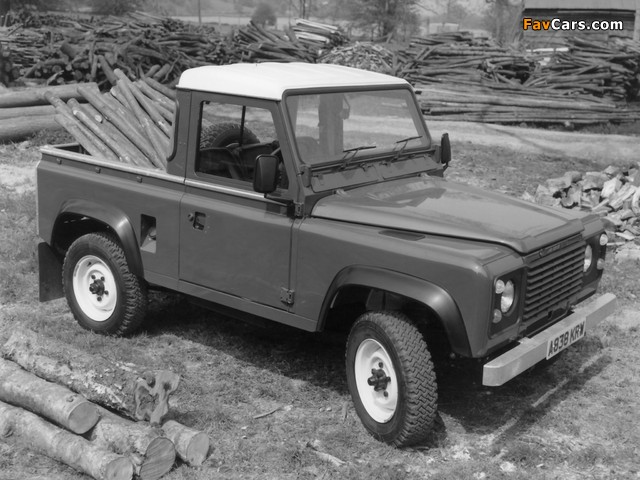 Pictures of Land Rover 90 Pickup 1984–90 (640 x 480)