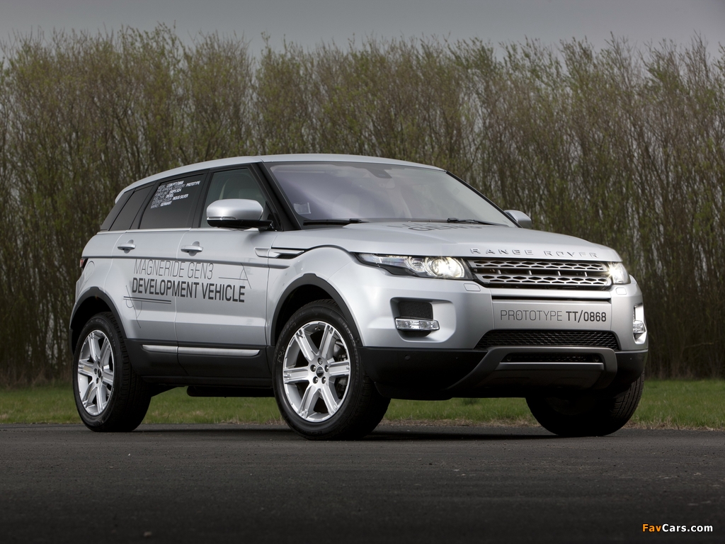 Range Rover Evoque MagneRide GEN3 Prototype 2011 wallpapers (1024 x 768)