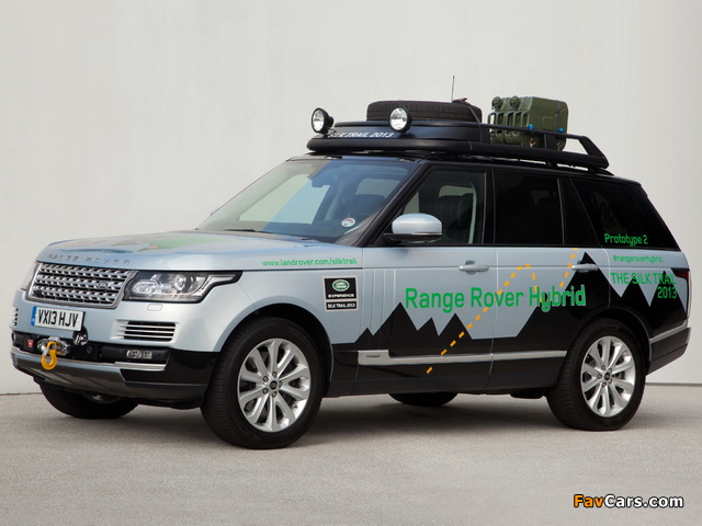 Photos of Range Rover Hybrid Prototype (L405) 2013 (640 x 480)