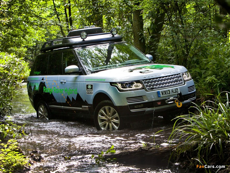 Range Rover Hybrid Prototype (L405) 2013 wallpapers (800 x 600)
