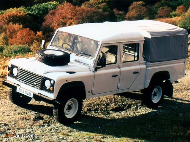 Land Rover Defender 130 Double Cab High Capacity Pickup ZA-spec 1990–2007 images (640 x 480)