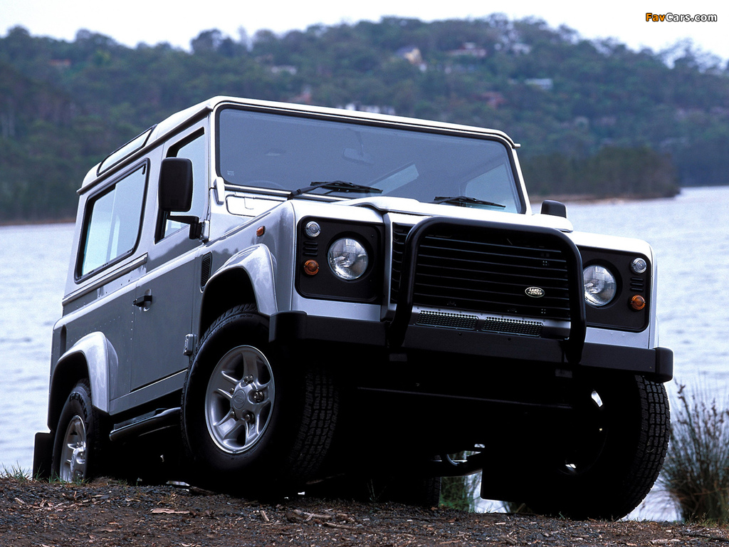 Land Rover Defender 90 Station Wagon AU-spec 1990–2007 photos (1024 x 768)