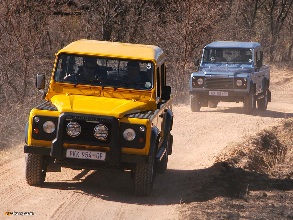 Land Rover Defender 110 Double Cab Pickup ZA-spec 1990–2007 pictures (1024 x 768)