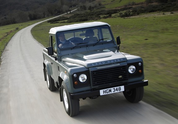 Land Rover Defender 90 Pickup UK-spec 2007 images