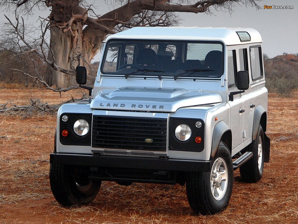 Land Rover Defender 110 Station Wagon ZA-spec 2007 photos (1024 x 768)