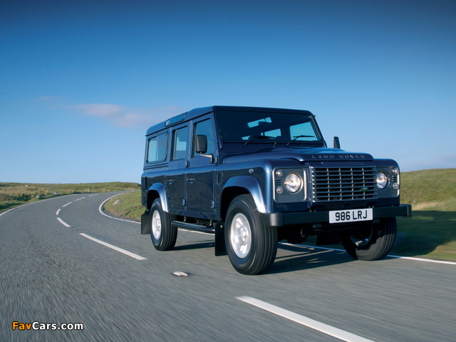 Land Rover Defender 110 Station Wagon UK-spec 2007 pictures (640 x 480)