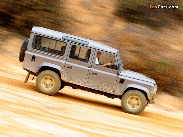 Land Rover Defender 110 Station Wagon AU-spec 2007 pictures (640 x 480)