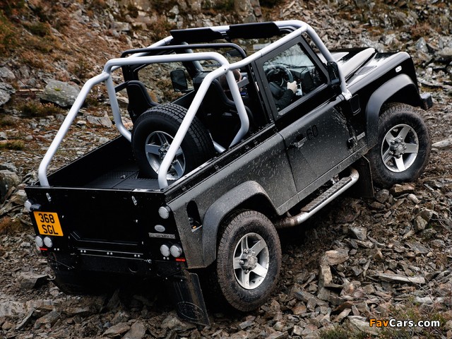Land Rover Defender 90 SVX 2008 photos (640 x 480)