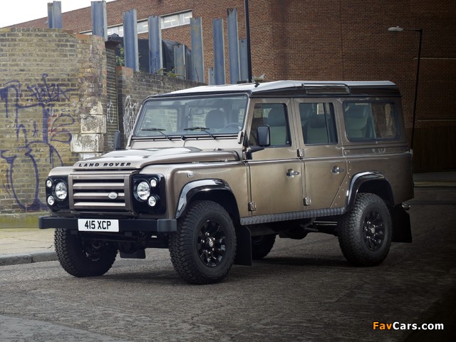 Land Rover Defender 110 Station Wagon Raw 2011 wallpapers (640 x 480)