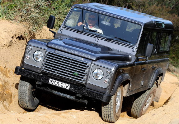 Land Rover Defender 110 Station Wagon AU-spec 2007 wallpapers