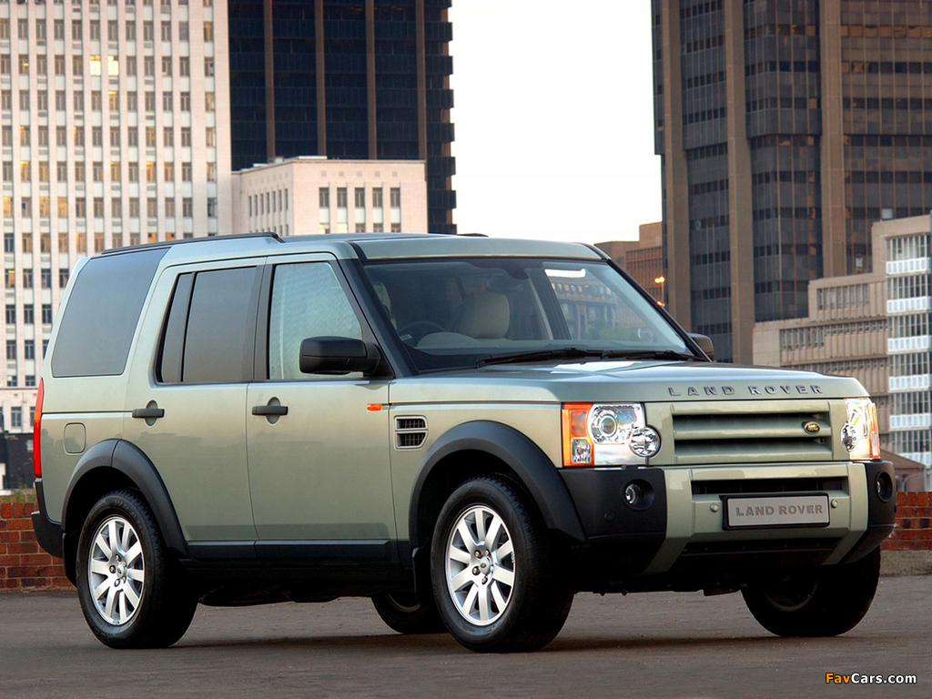 Images of Land Rover Discovery 3 ZA-spec 2005–08 (1024 x 768)