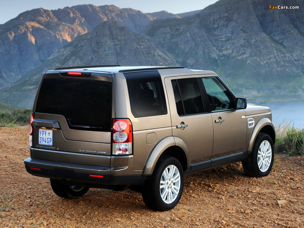 Images of Land Rover Discovery 4 3.0 TDV6 ZA-spec 2009–13 (1024 x 768)