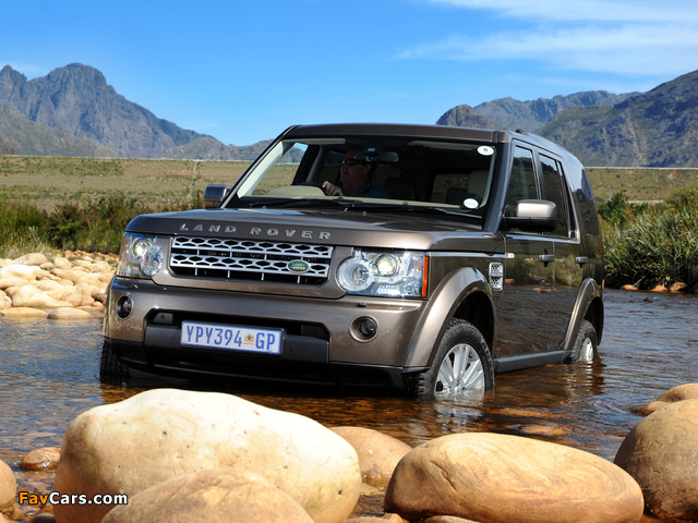 Images of Land Rover Discovery 4 3.0 TDV6 ZA-spec 2009–13 (640 x 480)