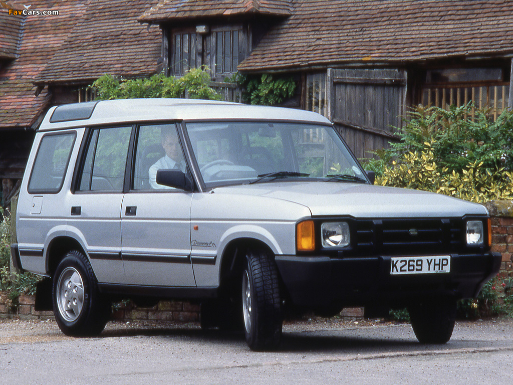 Land Rover Discovery 5-door UK-spec 1989–94 wallpapers (1024 x 768)